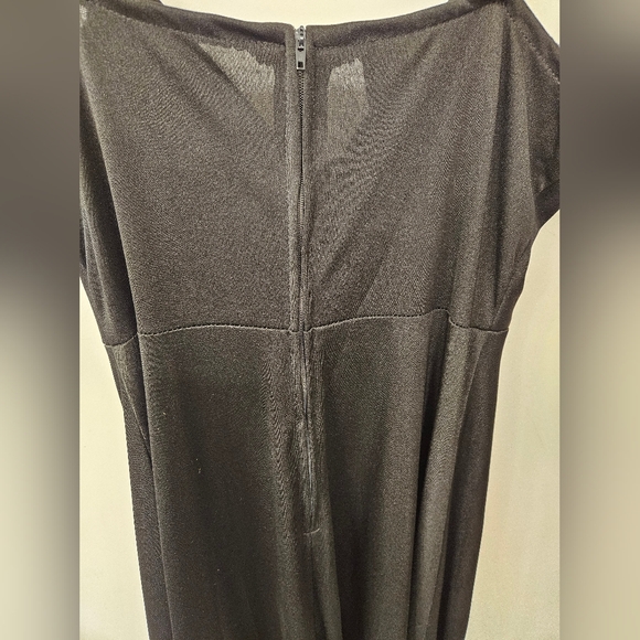 Vintage - Ursula of Switzerland NWT Little Black Cocktail Dress - Size 11/12 - Picture 4 of 8